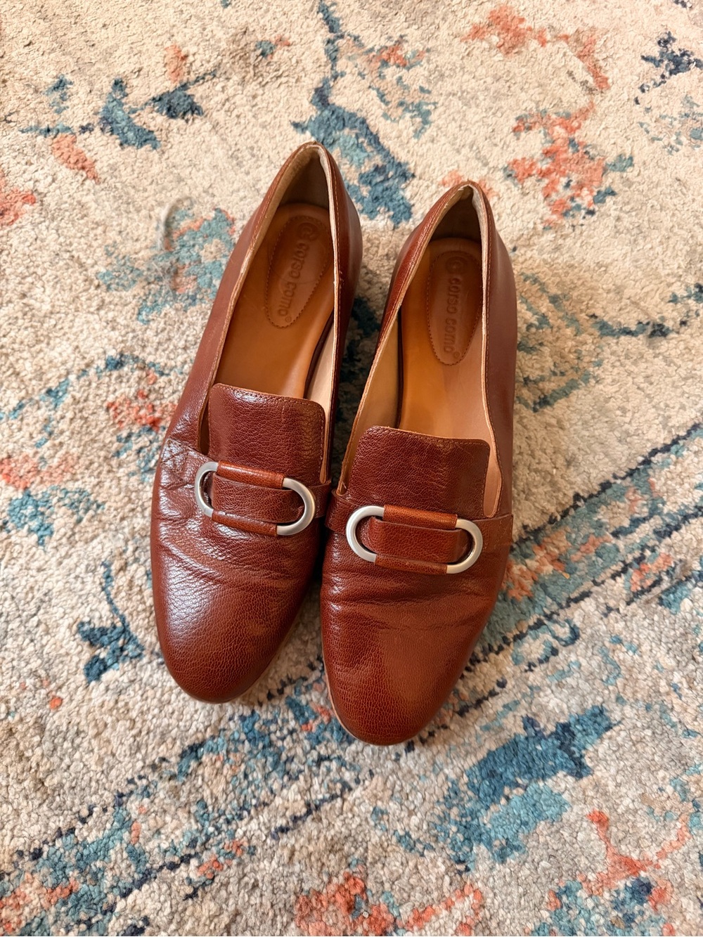 Corso Como Leather Loafers